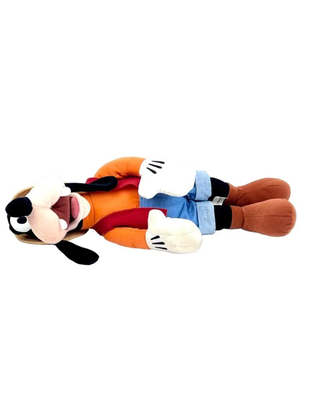 Goofy 20” Plush Toy Disney Parks Authentic Original Gone Fishing Outfit EUC
